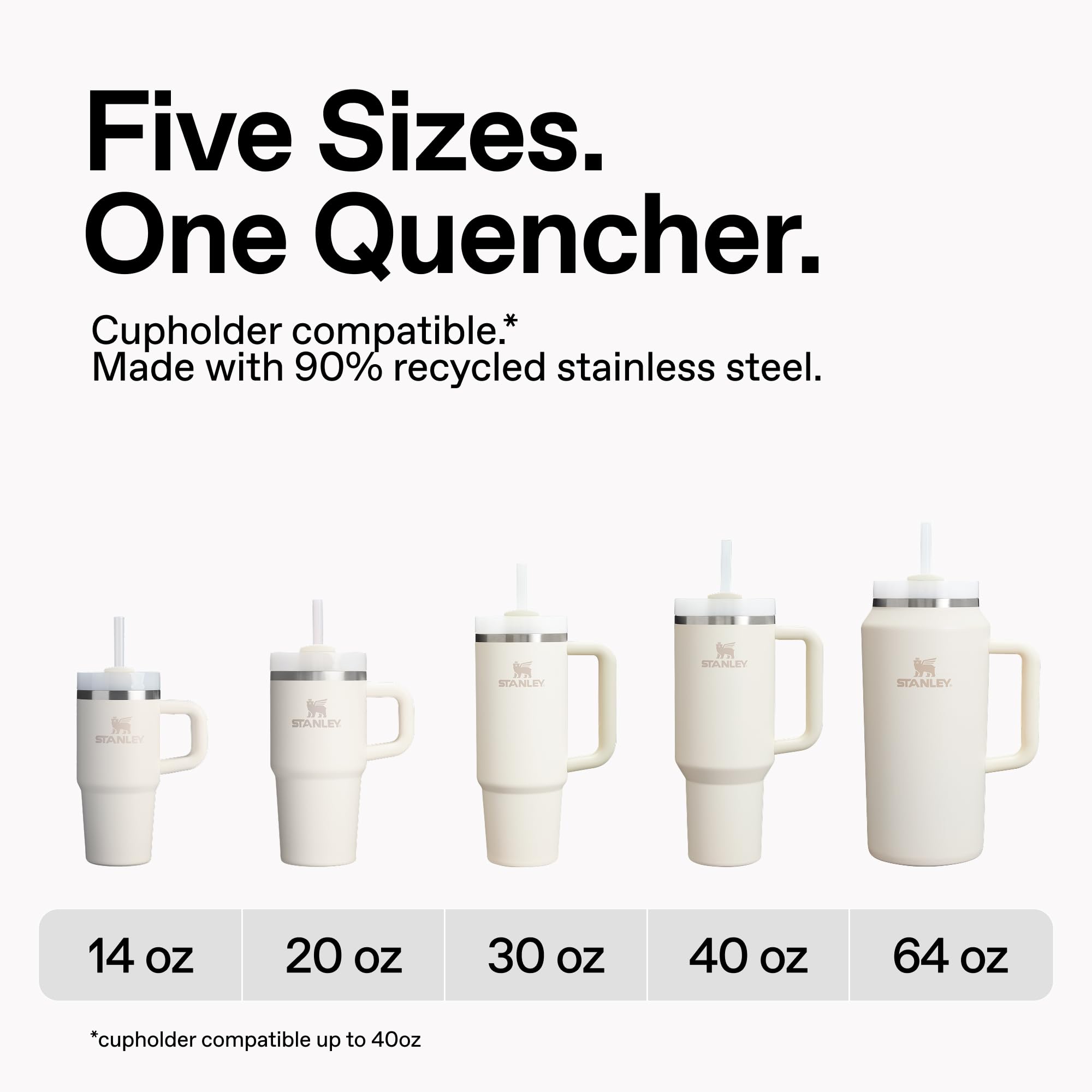 STANLEY Quencher H2.0 asa ergonómica para transporte cómodo y seguro