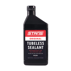 Stan's NoTubes envase 500ml mostrando etiqueta y volumen, protección duradera