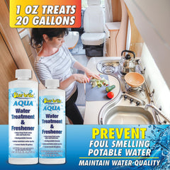 STAR BRITE AQUA detalle de la fórmula soluble en agua que facilita mezcla y dosificación