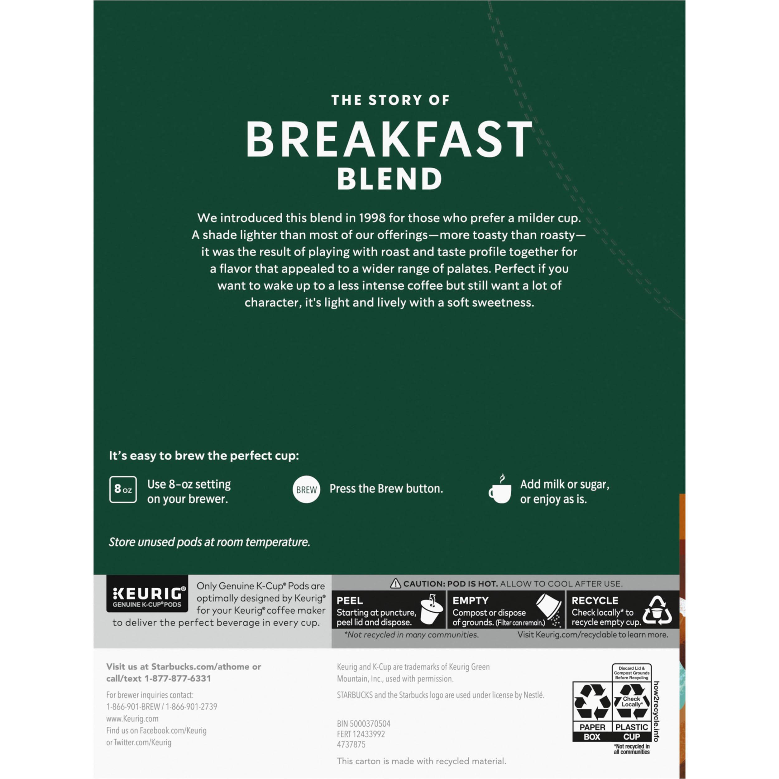 Starbucks escena de desayuno con cápsulas, añade sabor a tu mañana