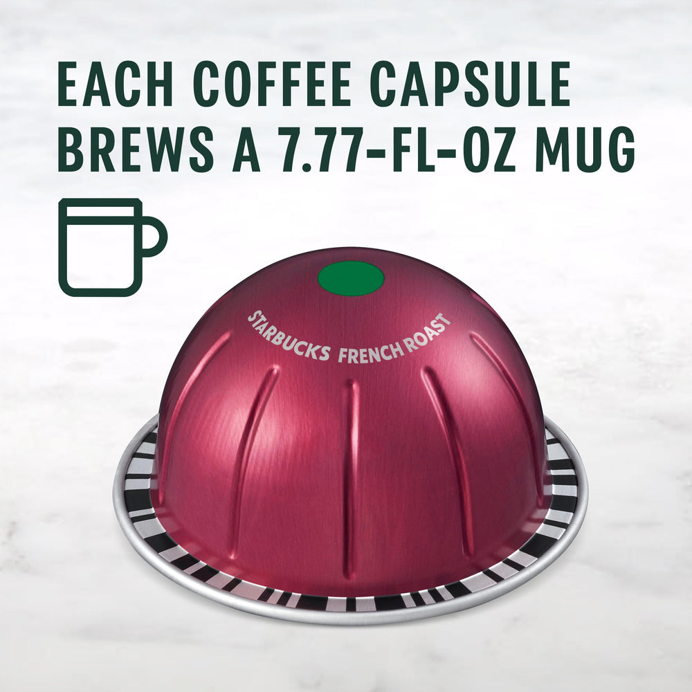 Starbucks café French Roast servido en taza de 7.8 oz listo para beber