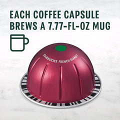 Starbucks café French Roast servido en taza de 7.8 oz listo para beber