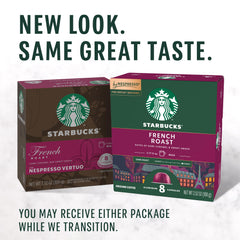 Starbucks cápsula Vertuo primer plano con sello Nespresso para extracción precisa