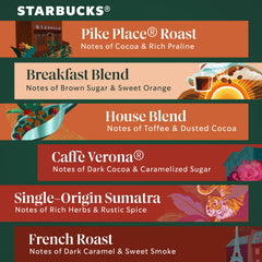 Starbucks cápsulas en mano para comparar tamaño y facilidad de uso