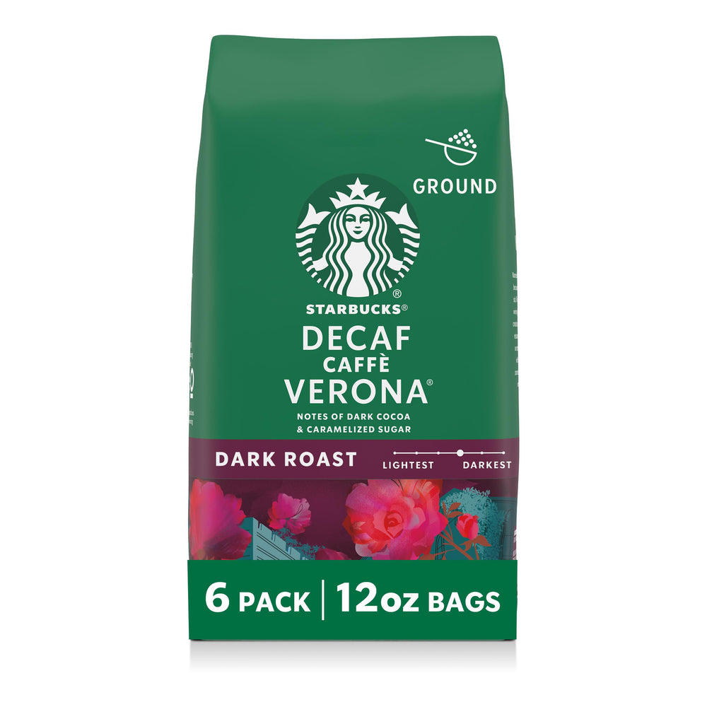 Starbucks paquete frontal mostrando nombre y diseño, ideal para reconocimiento de marca