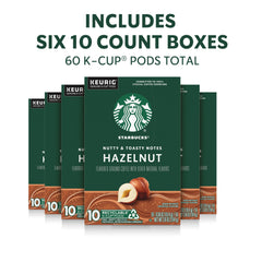 Starbucks cápsula K-Cup en mano listada para Keurig, beneficio uso fácil