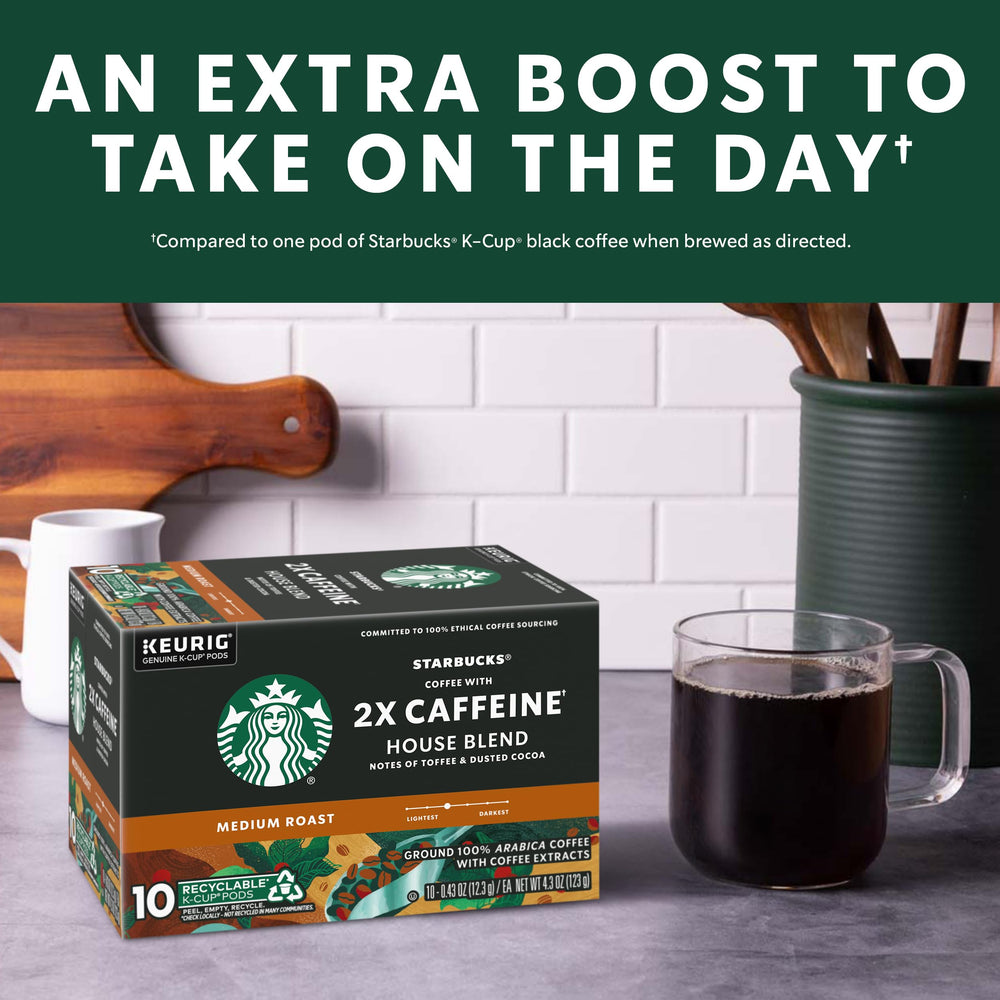Starbucks K-Cup comparación de tamaño de cápsula para referencia de escala