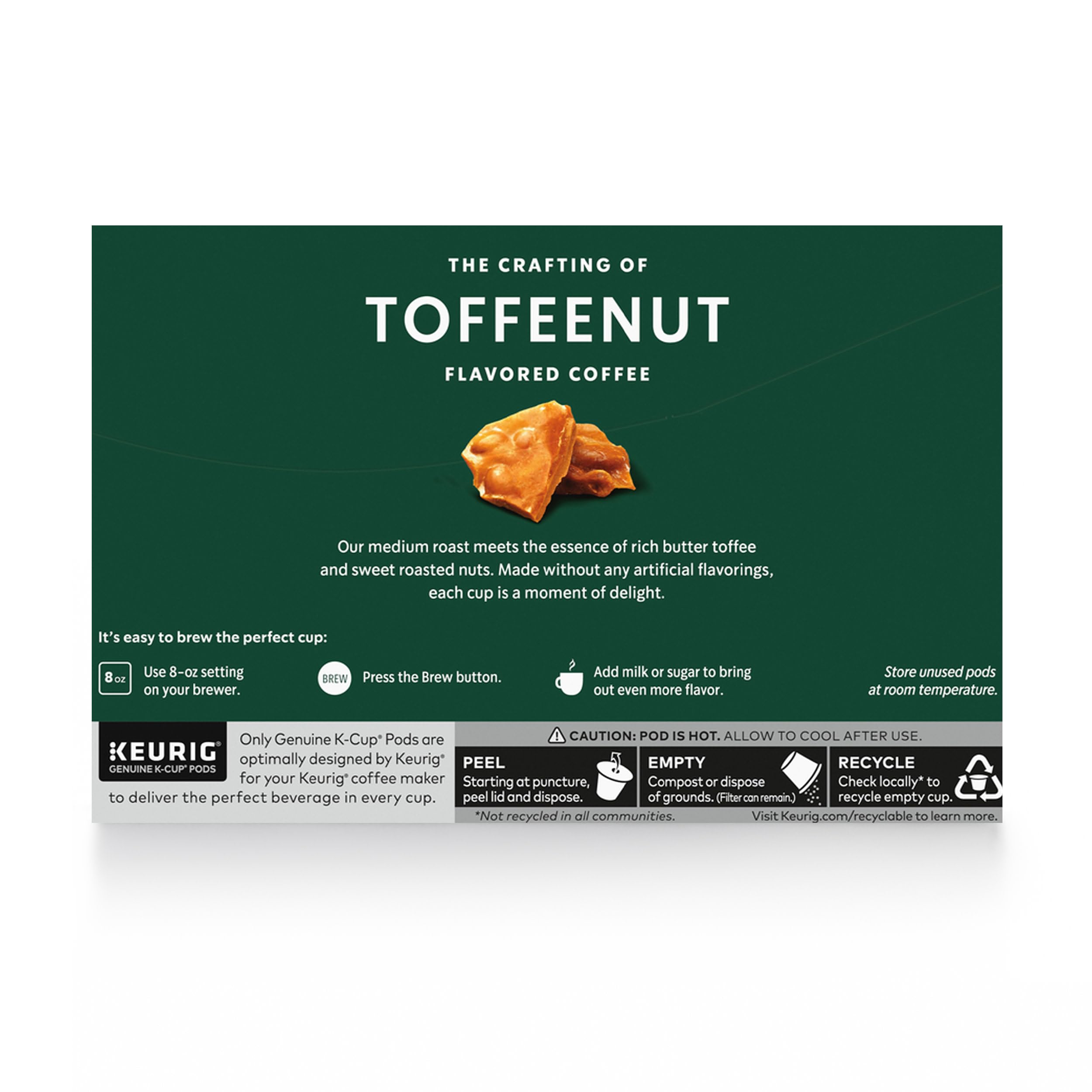 Starbucks Toffeenut seis cajas apiladas mostrando el embalaje completo