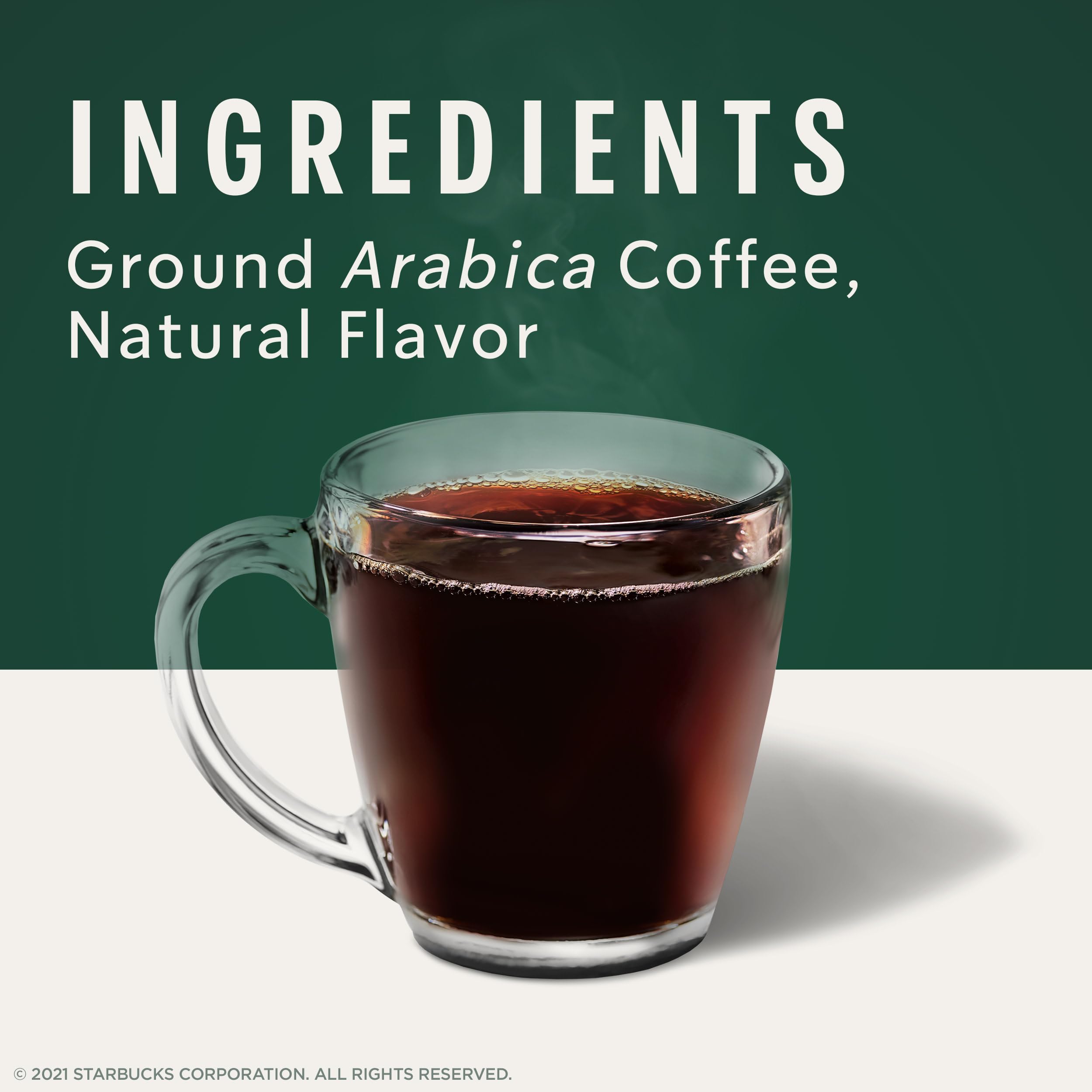 Starbucks Toffeenut taza caliente con vapor destacando aroma mantecoso