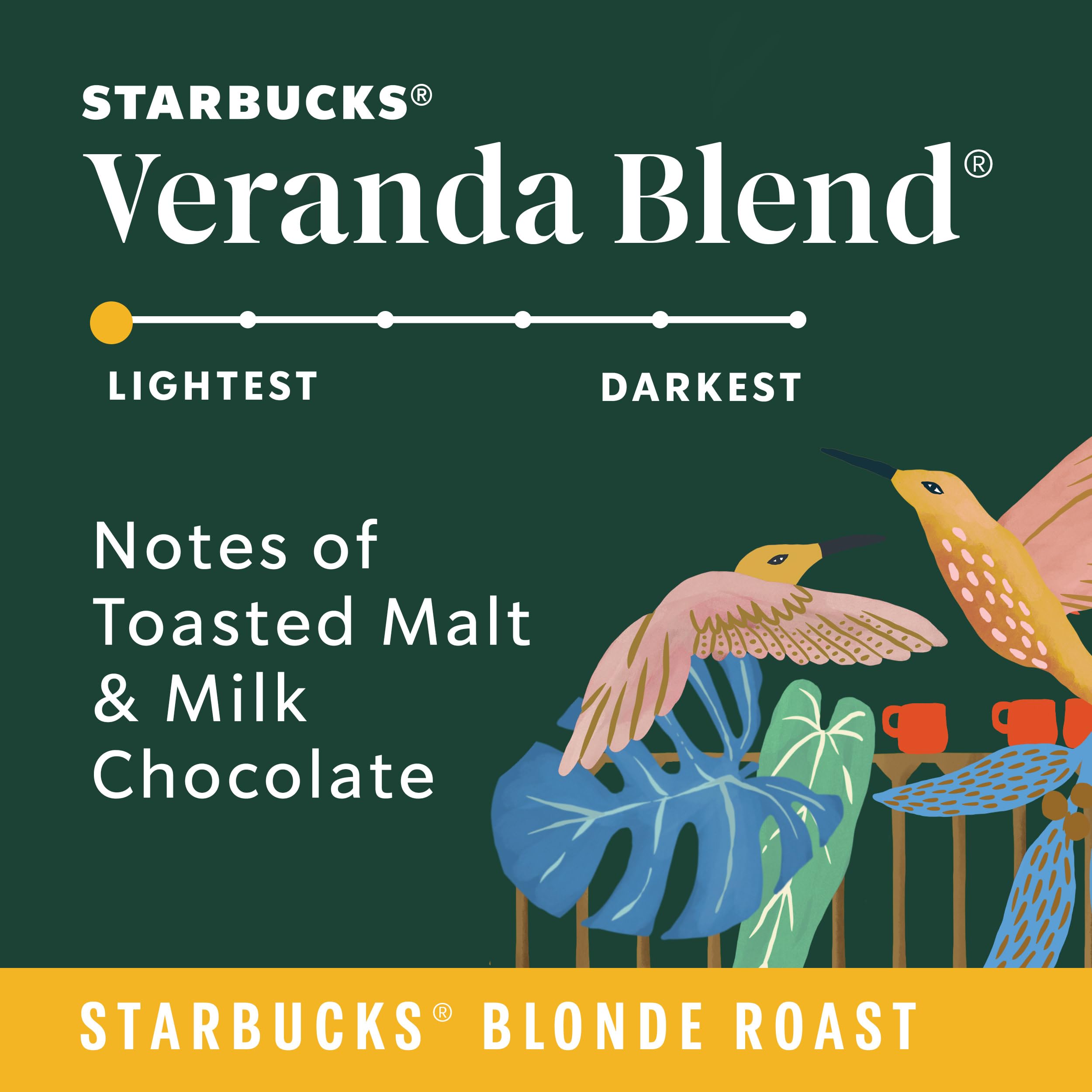 Starbucks Veranda bolsa junto a objeto de referencia mostrando tamaño 28 oz