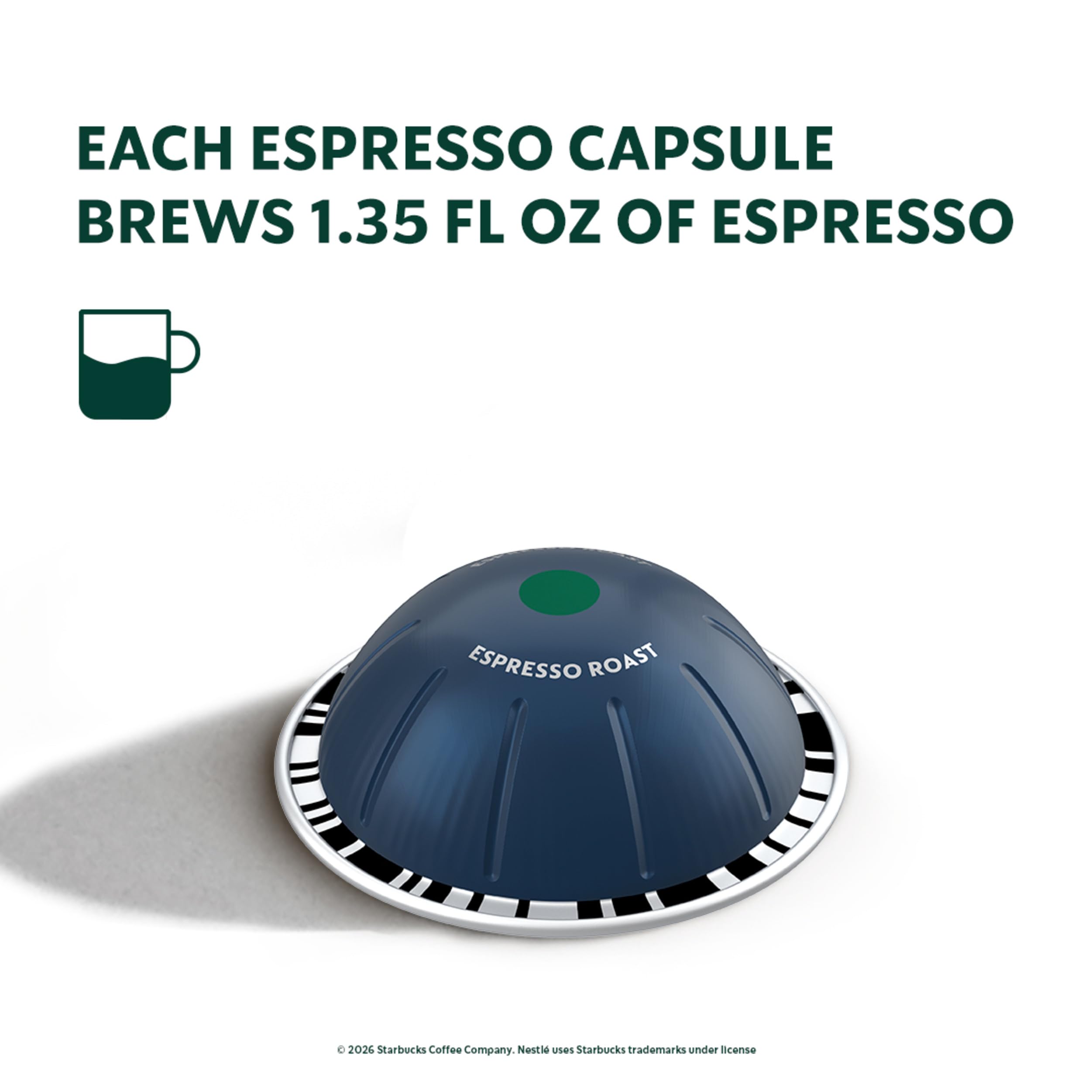 Cápsulas abiertas con café molido Starbucks mostrando granos 100% Arábica