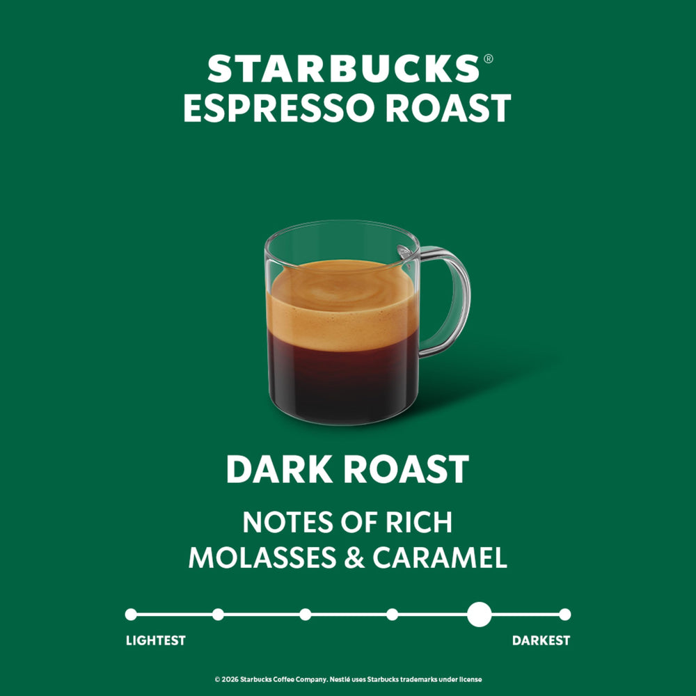 Taza pequeña de espresso Starbucks by Nespresso Vertuo con crema densa y aroma