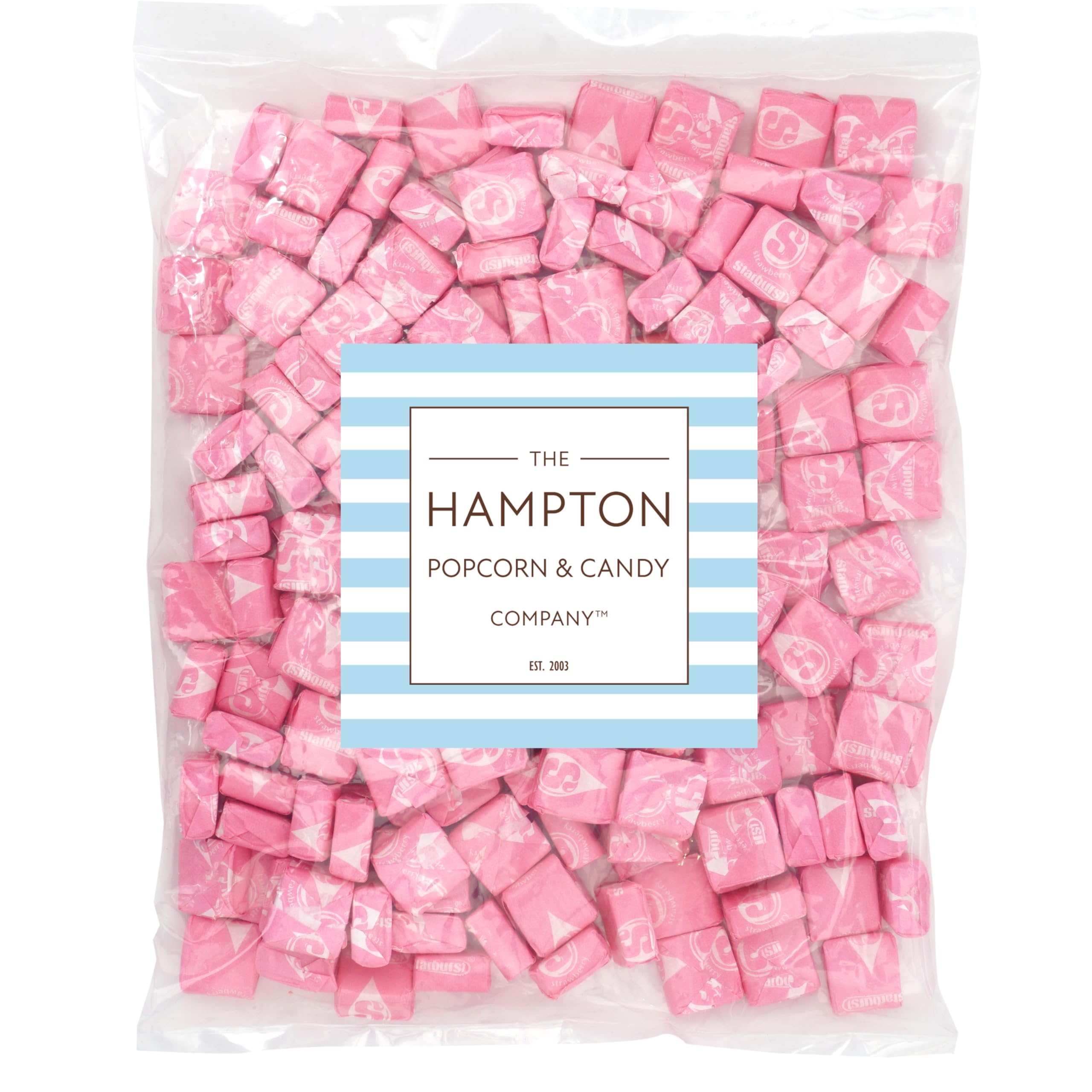 THE HAMPTON CANDY COMPANY envoltorios individuales All Pink, conveniencia y limpieza