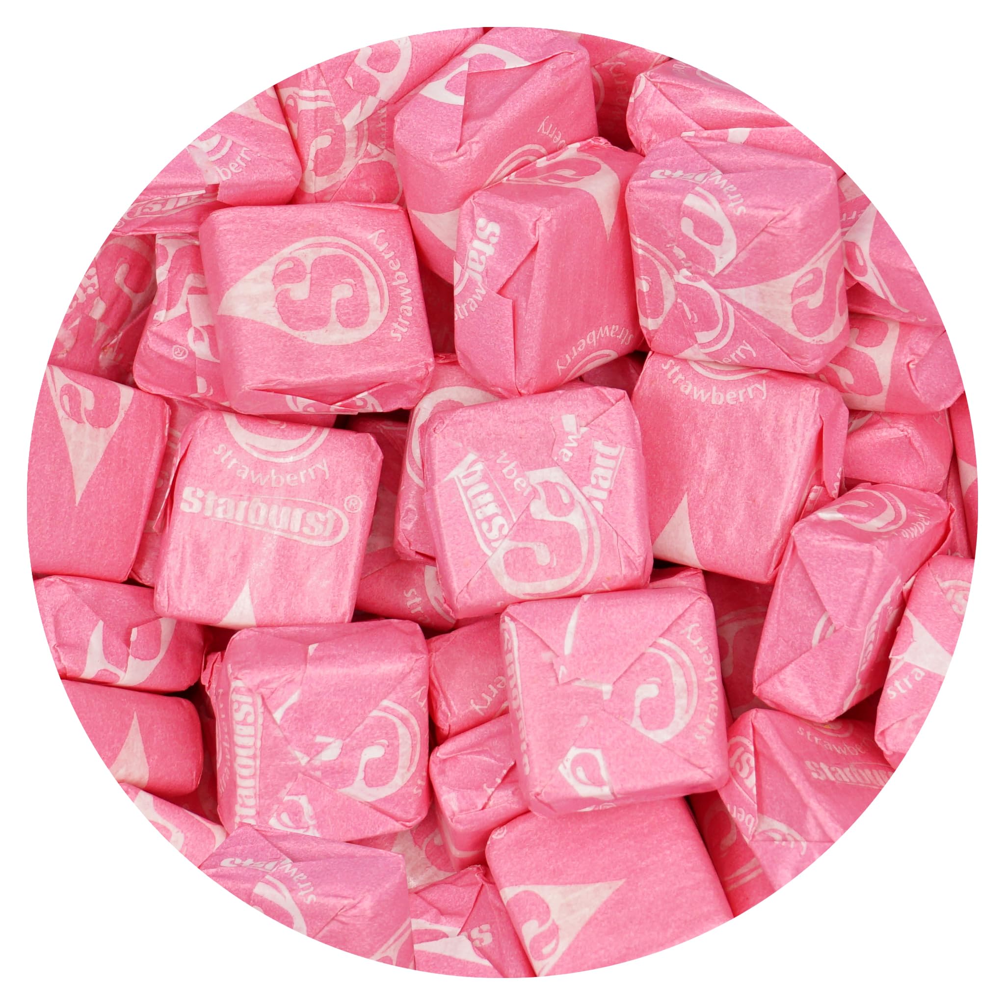 THE HAMPTON CANDY COMPANY bolsa Starburst All Pink vista frontal, ideal para fiestas