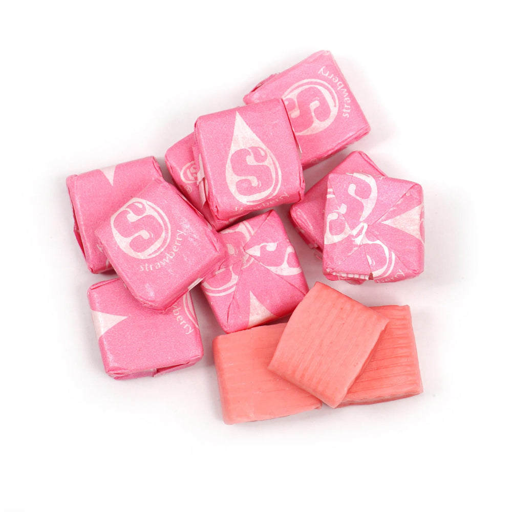 THE HAMPTON CANDY COMPANY caramelo All Pink detalle de textura, aspecto jugoso