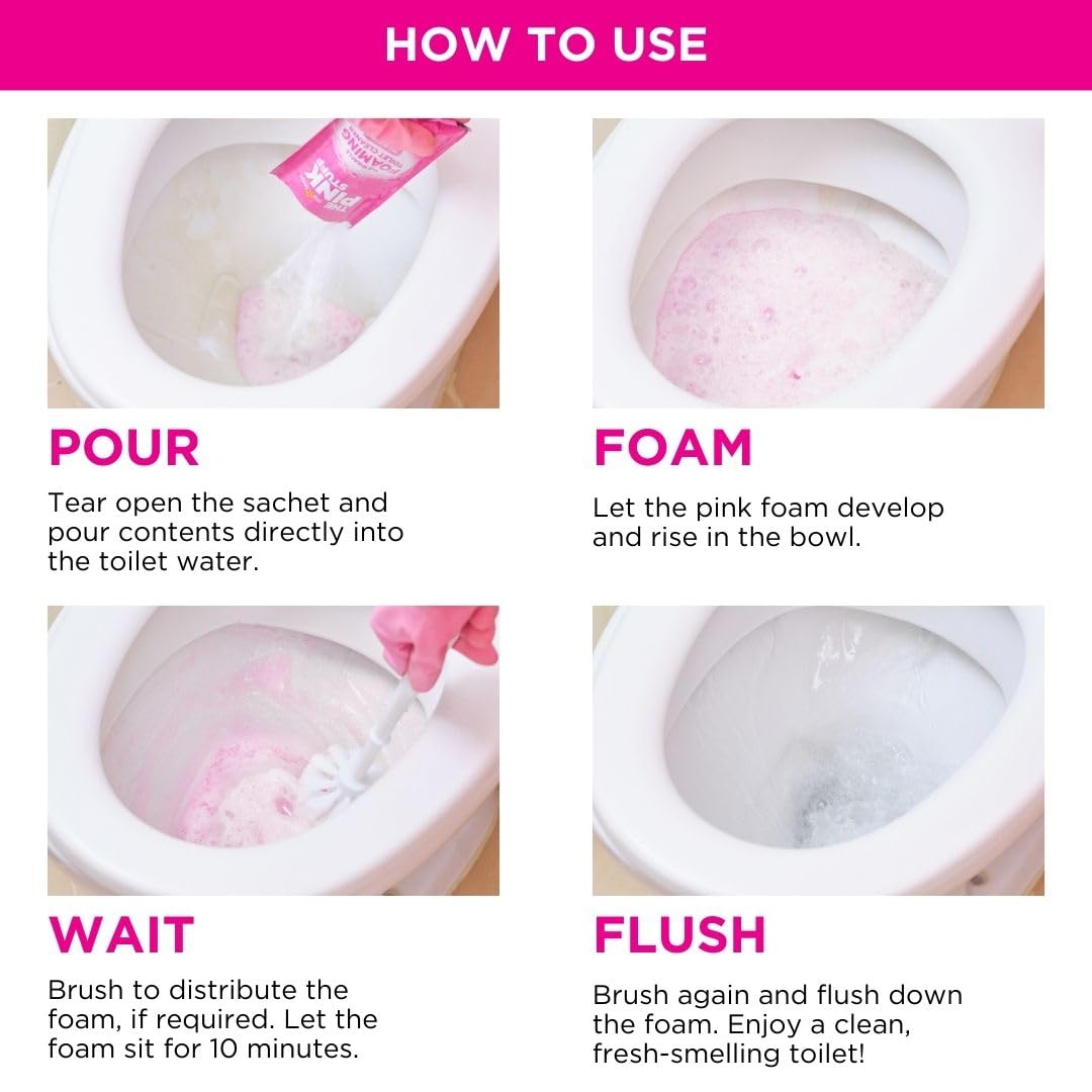 Stardrops The Pink Stuff producto en baño moderno dejando brillo y fragancia
