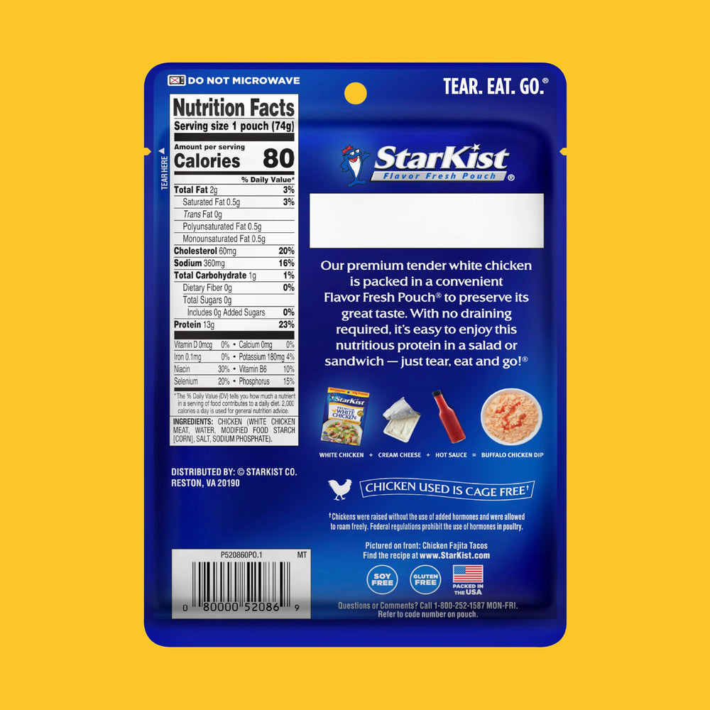 StarKist bolsita abierta lista para comer, conveniencia inmediata