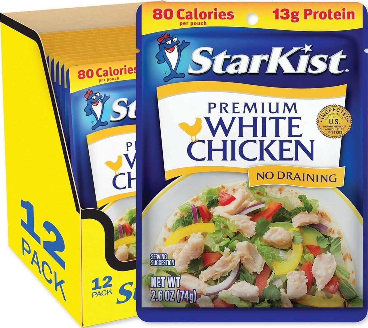 StarKist bolsita frontal mostrando empaque práctico y listo para llevar