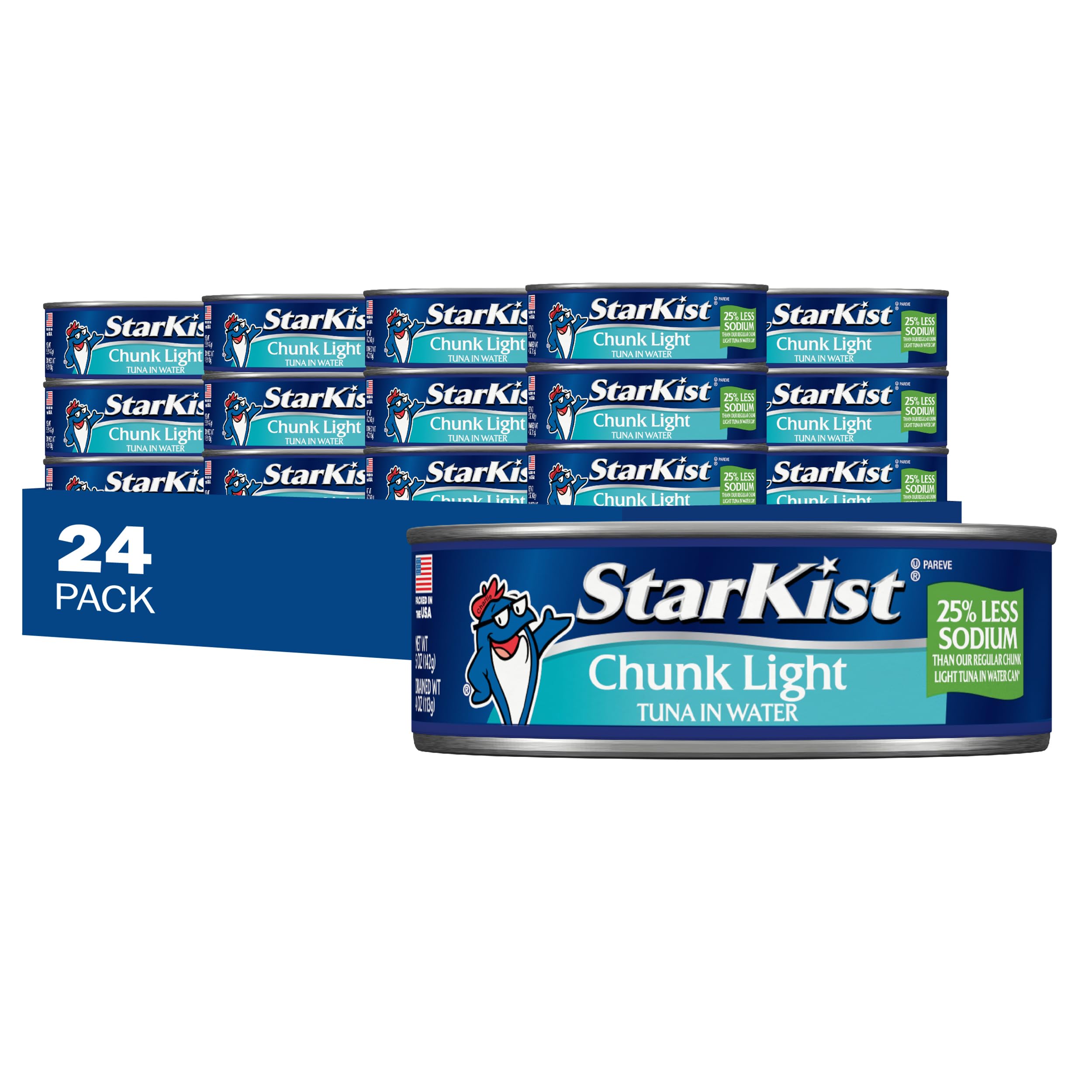 StarKist front can showing brand and lower sodium benefit
