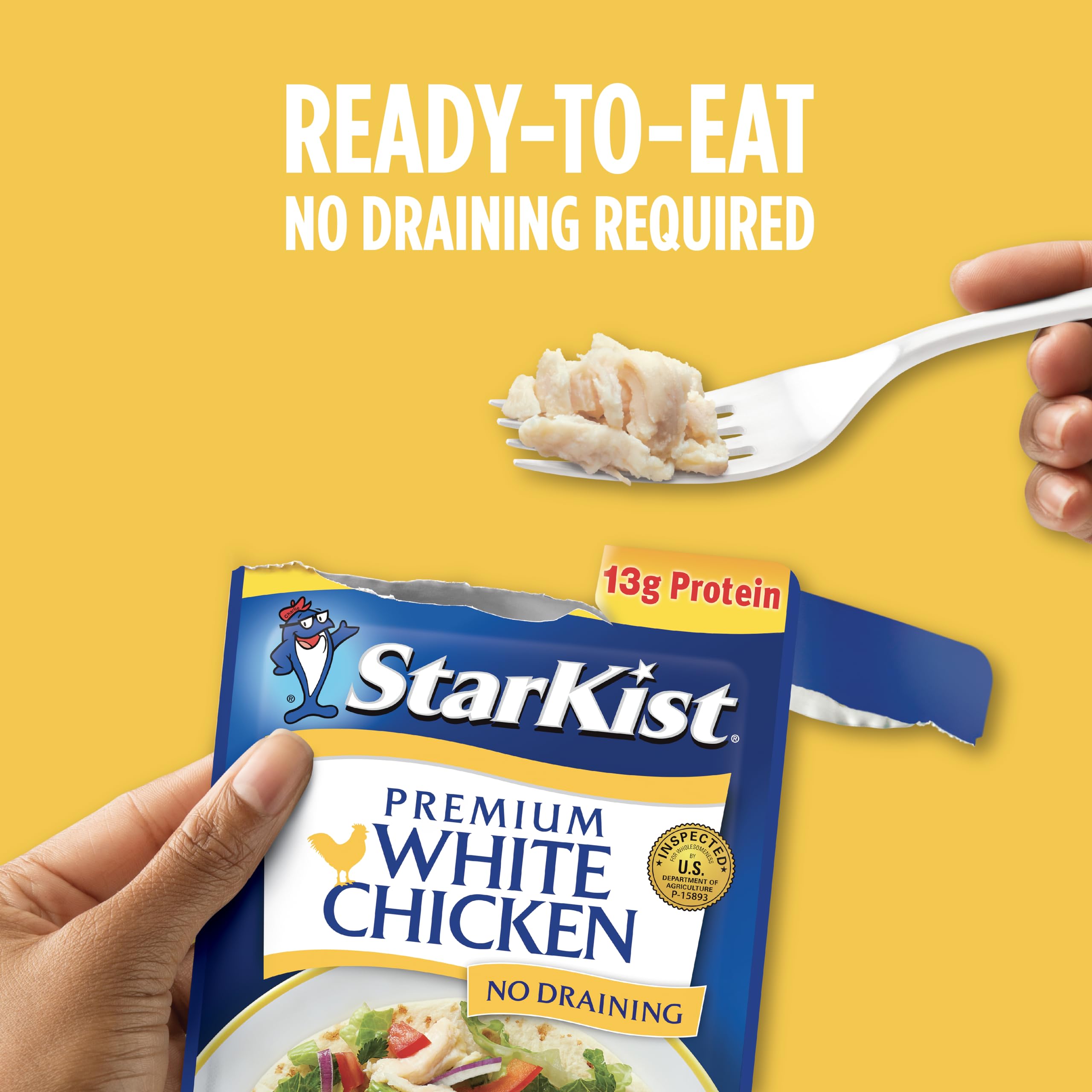 StarKist pollo en ensalada fresca, añade proteína saludable