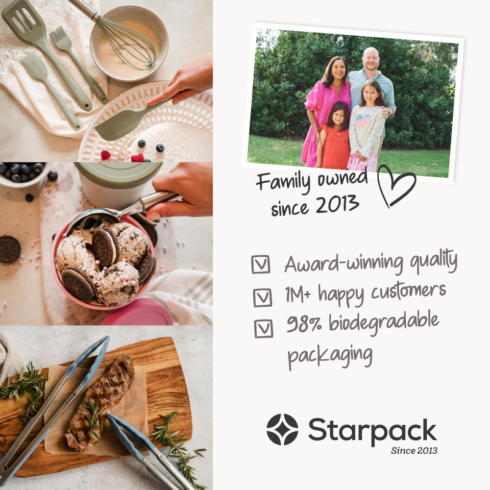 StarPack Home envase en cocina moderna ilustrando uso diario y almacenamiento