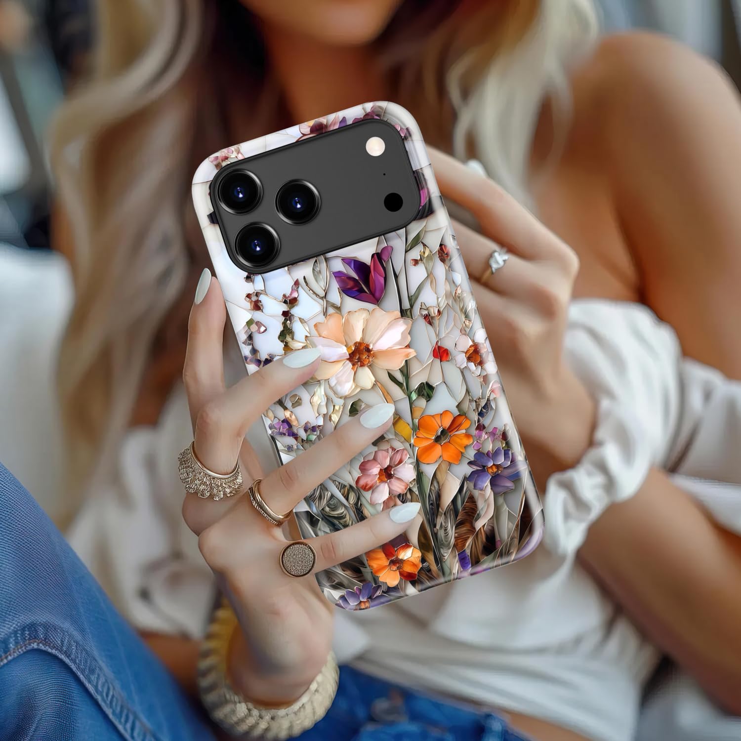 STARVIP comparación de tamaño mostrando ajuste perfecto al iPhone