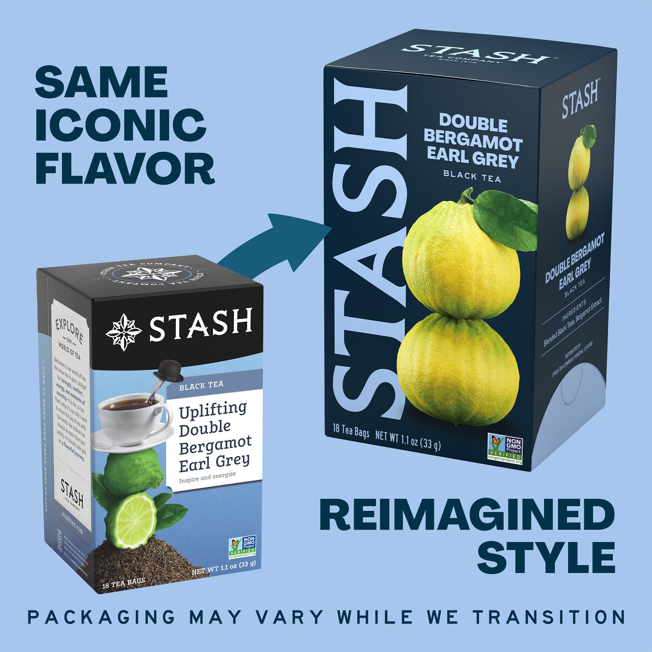 Stash close-up foil-sealed tea bag preserving aroma and freshness