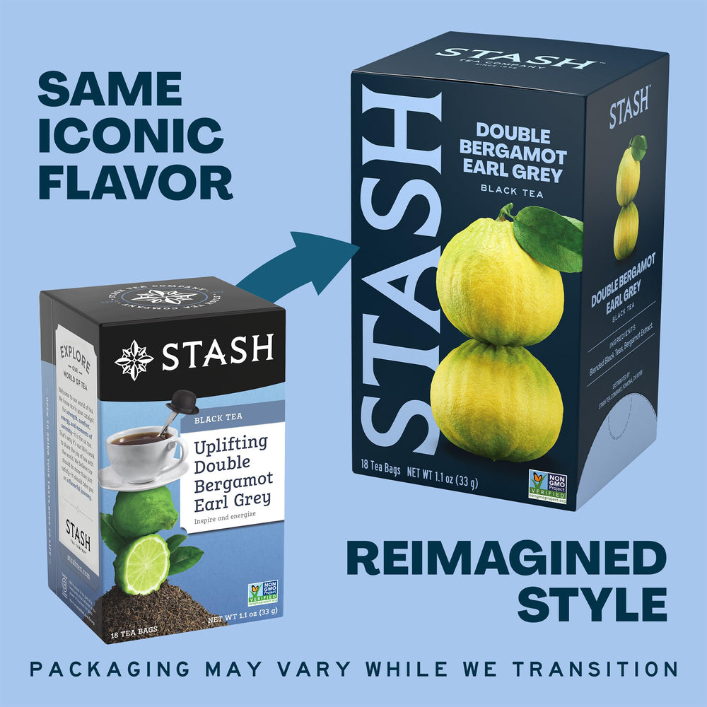 Stash close-up foil-sealed tea bag preserving aroma and freshness