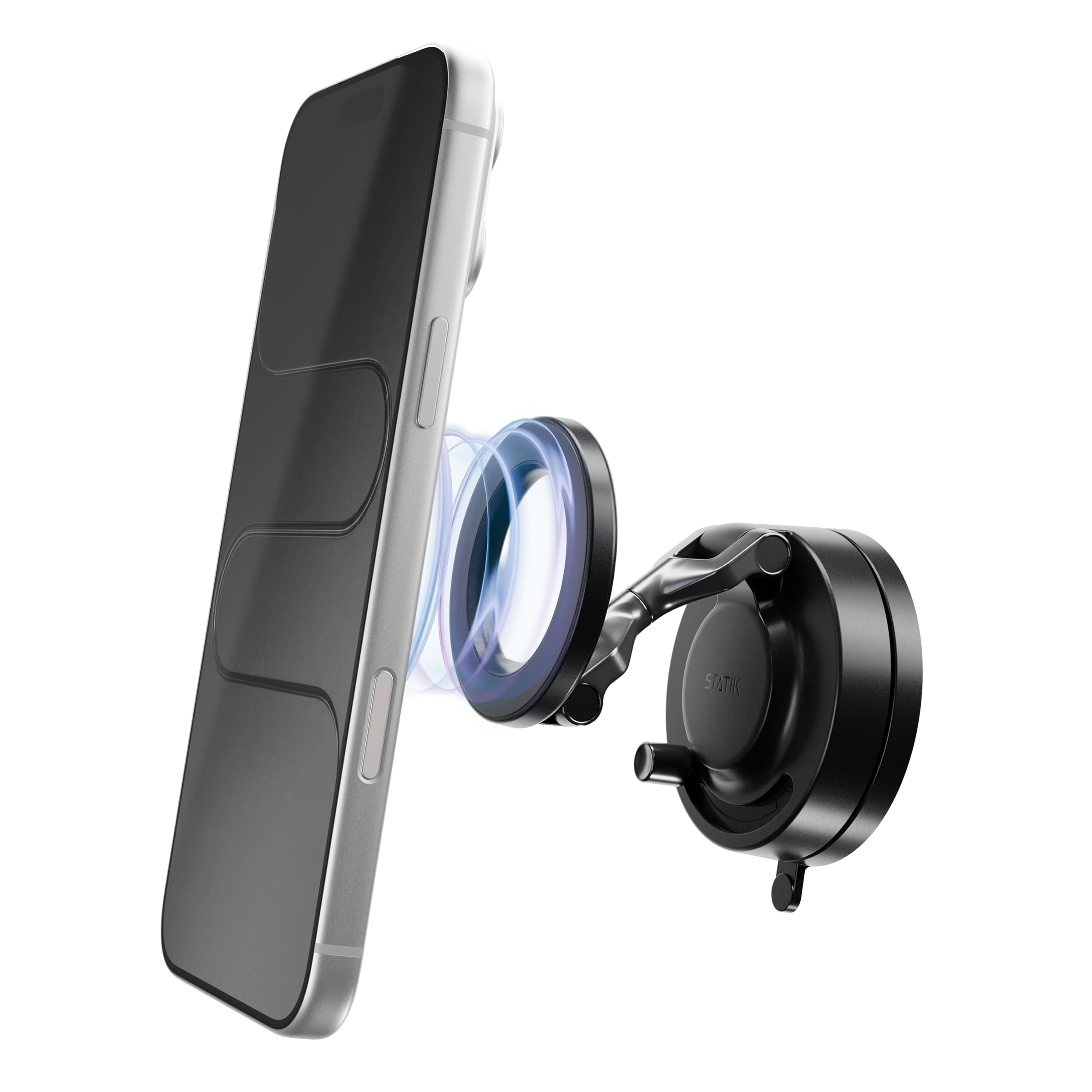 Statik HyperMount vista frontal mostrando diseño compacto y firmeza