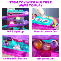 Stay Fun tres niveles multicolor que enseñan reconocimiento de colores