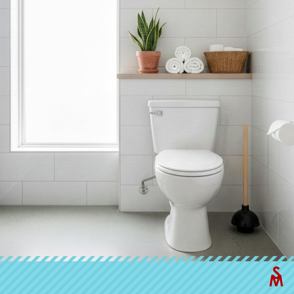 SteadMax producto junto a lavabo en ambiente doméstico funcional