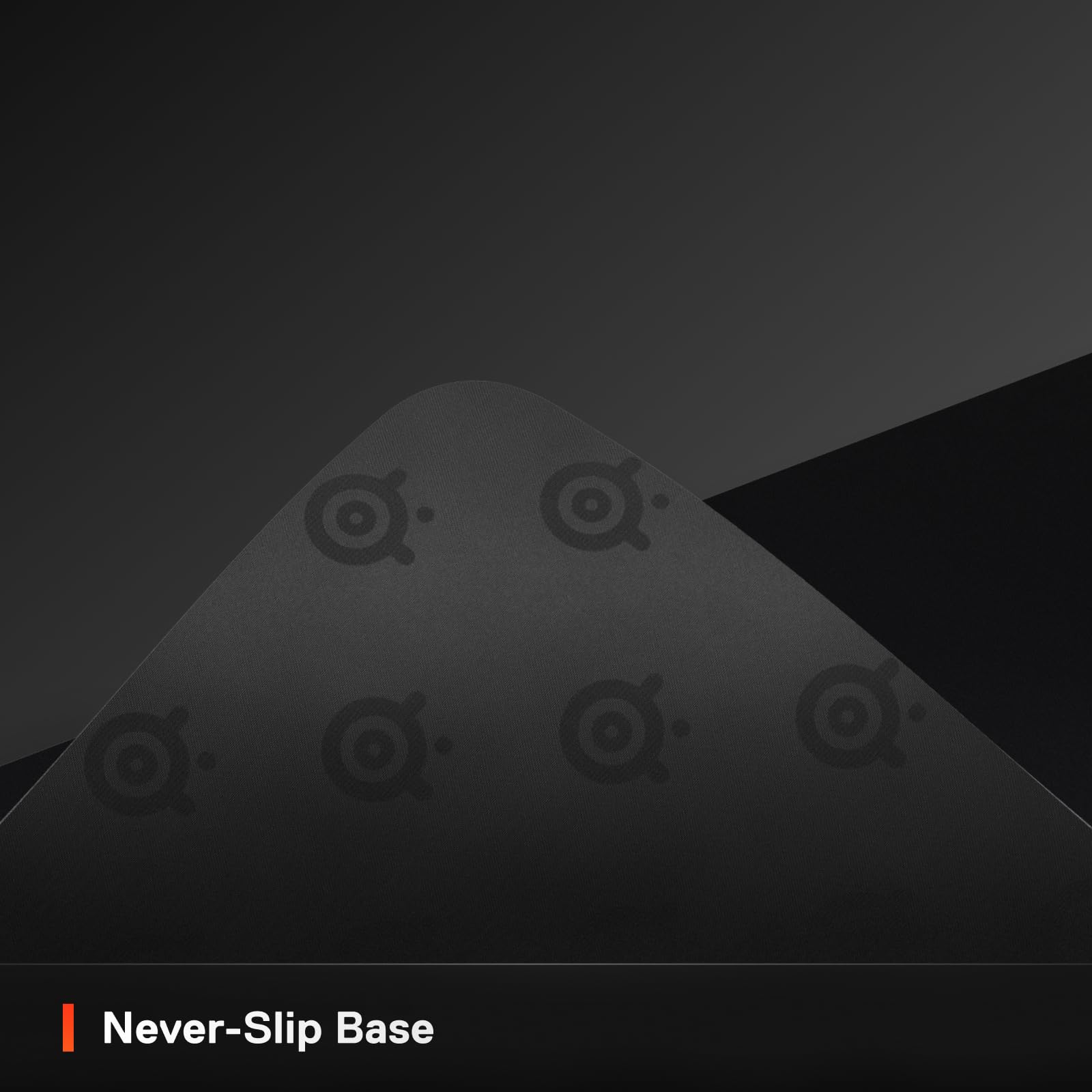 SteelSeries QcK base de goma antideslizante que garantiza estabilidad