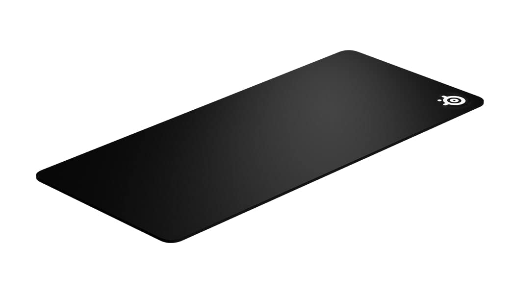 SteelSeries QcK vista frontal mostrando superficie amplia y uniforme