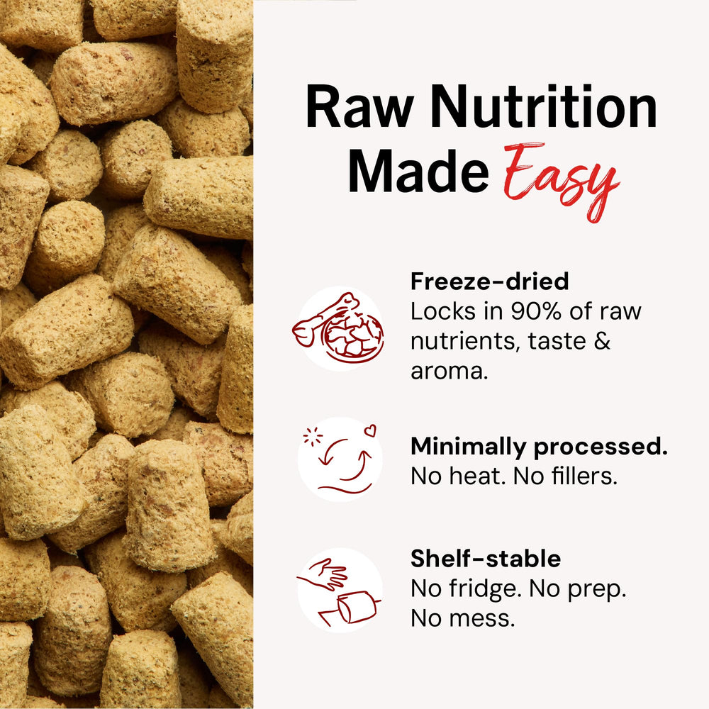 Stella & Chewy's etiqueta con ingredientes claros y sin aditivos