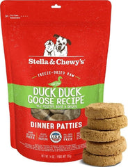 Stella & Chewy's paquete frontal mostrando ingredientes naturales y apetitosidad