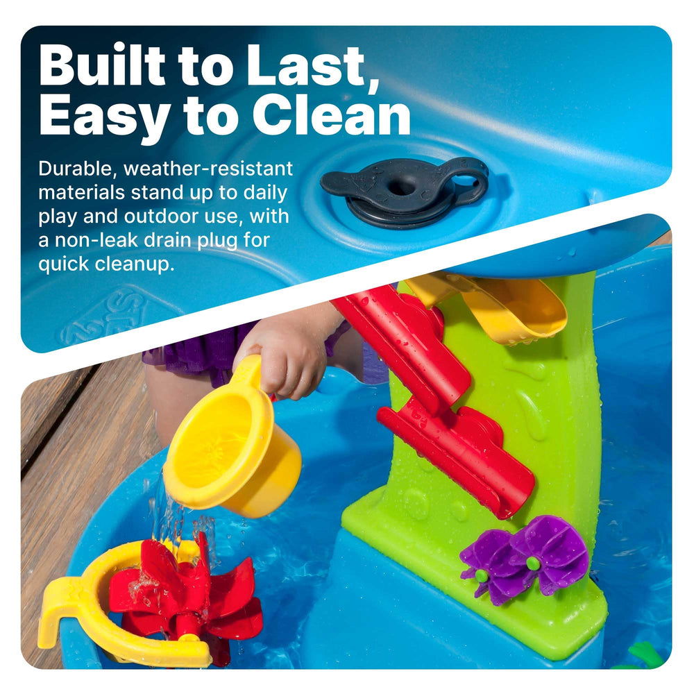 Step2 cubo grande vertiendo agua, fácil manipulación por niños