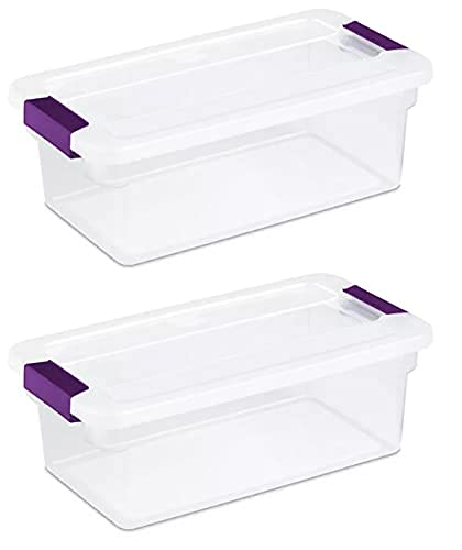 Sterilite cierre ergonómico Sweet Plum detalle, seguridad y apertura fácil