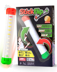Stickflip vista frontal con empaque mostrando diseño y diversión