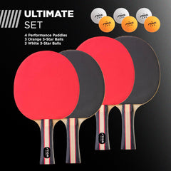 STIGA seis pelotas 3 estrellas 40mm en naranja y blanco para botes uniformes