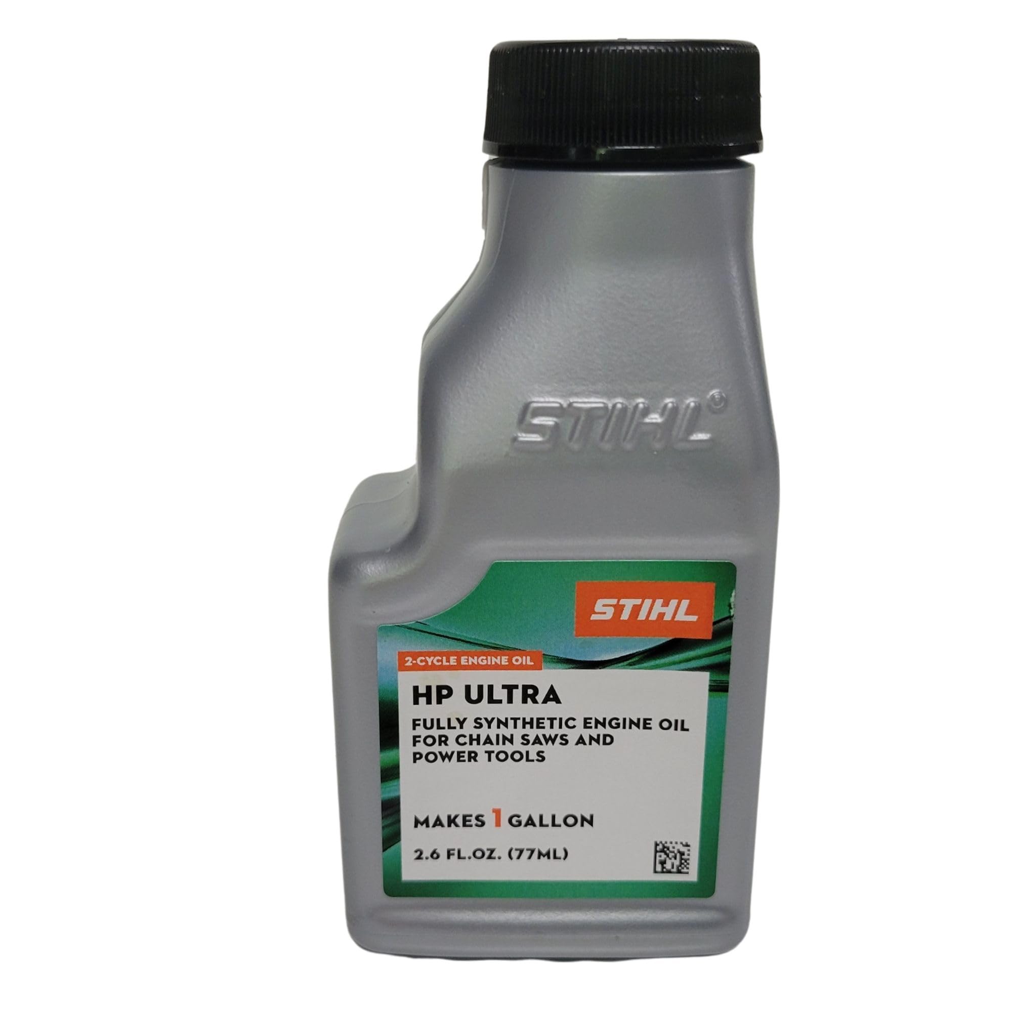 Stihl gota de aceite closeup mostrando textura y limpieza