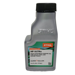 Stihl gota de aceite closeup mostrando textura y limpieza