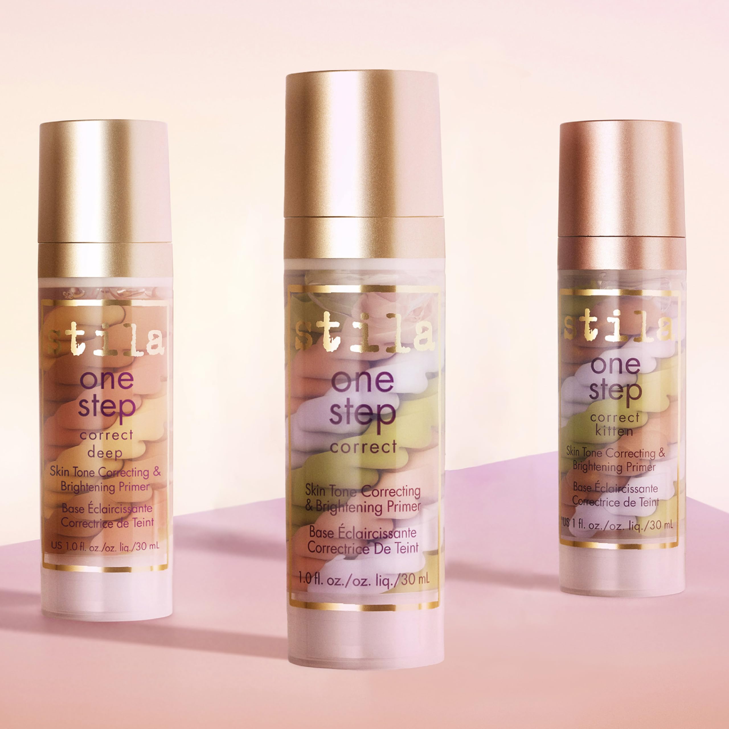 stila primer usado antes del maquillaje para un acabado duradero