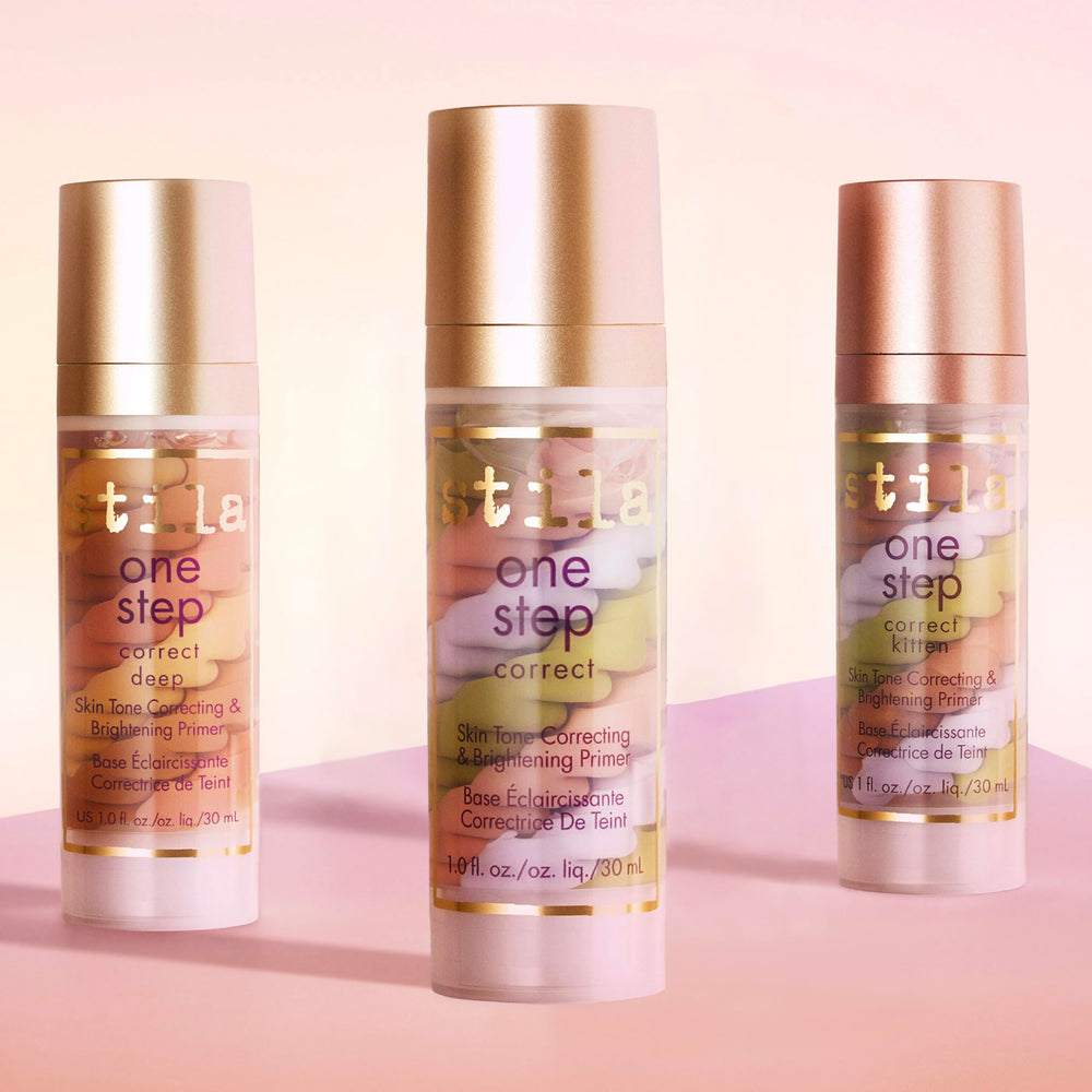 stila primer usado antes del maquillaje para un acabado duradero