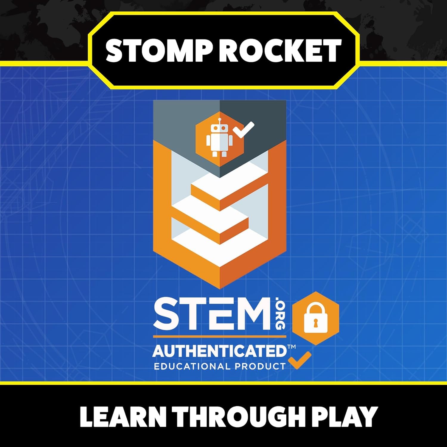 Stomp Rocket conjunto completo desplegado listo para juego inmediato