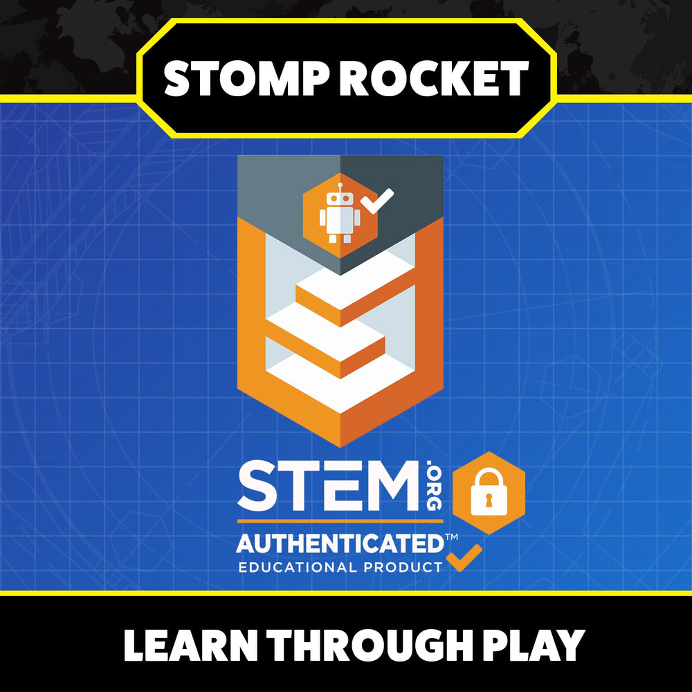 Stomp Rocket niños jugando en parque, fomenta actividad y STEM