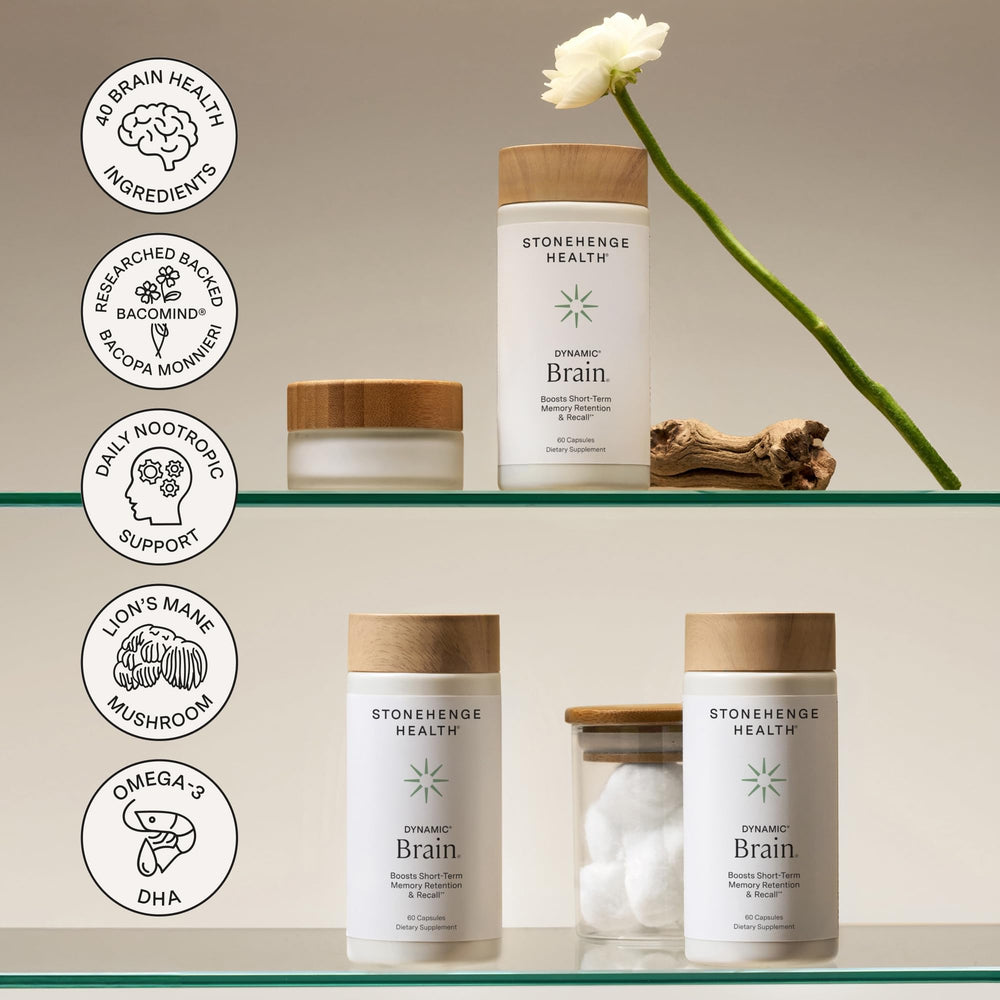 Stonehenge Health Dynamic Brain en ambiente de estudio promoviendo enfoque diario