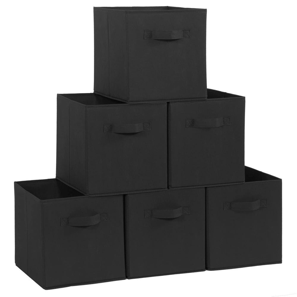 STORAGE MANIAC paquete frontal de seis cubos negro, organización rápida