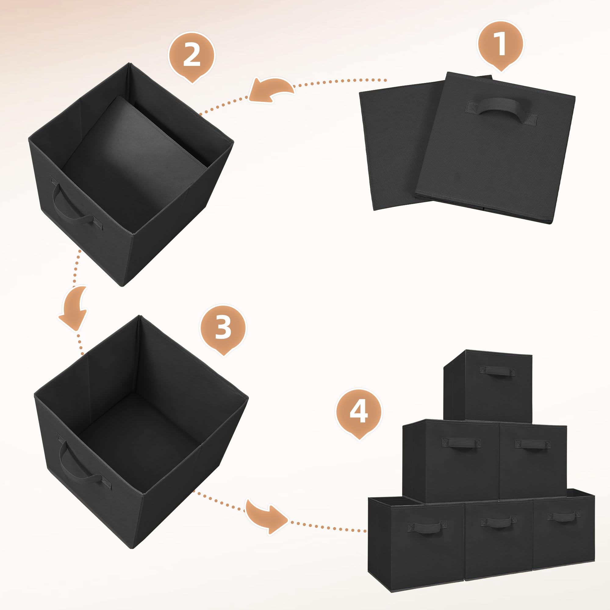 STORAGE MANIAC cubo lleno de juguetes y ropa, almacenamiento versátil
