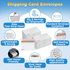 Storage Standard cartas en fundas semirrígidas dentro del sobre seguro