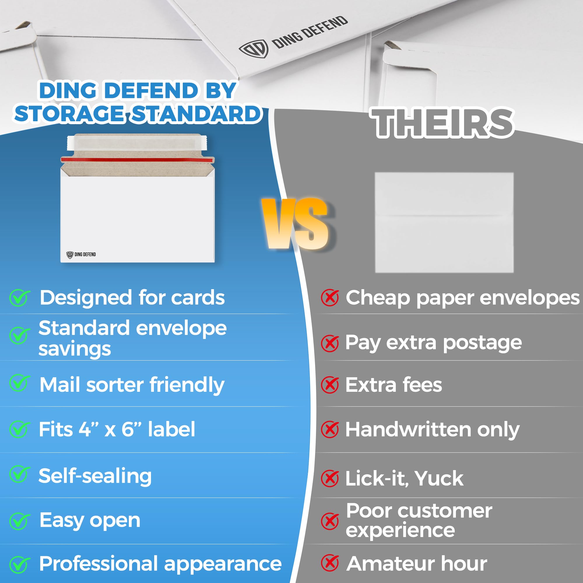 Storage Standard cierre autoadhesivo listo para sellar rápido